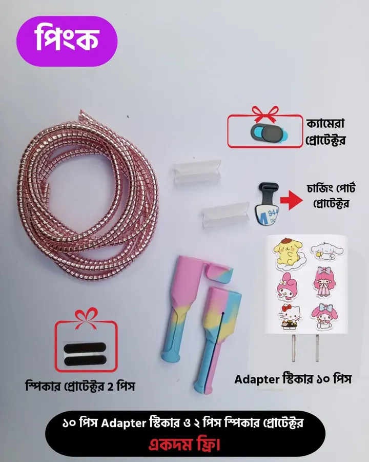 Cable Protector Pink
